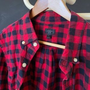 Men’s Slim Oxford - Large Tall Buffalo Check